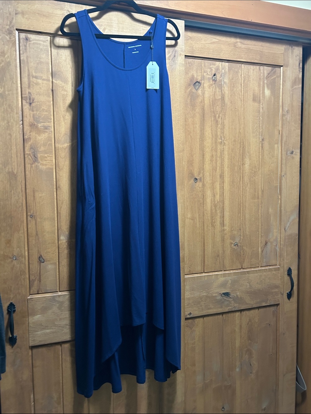 New universal standard The Athena Hi Low Dress in size 14 royal Jewel Tone Blue